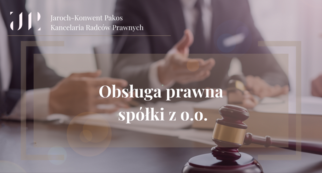 Obsługa prawna spółki z o.o.